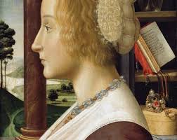 1490 Antique 'portrait of A Girl' 1915 Print No.9 Bastiano Mainardi