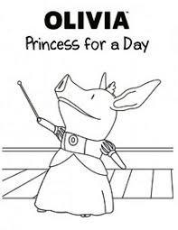 It only takes a few minutes to print out a number of coloring pages. Olivia The Pig Princess For A Day Coloring Page Netart