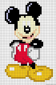 Mickey Cross Stitch Patterns Beaded Cross Stitch Stitch Patterns