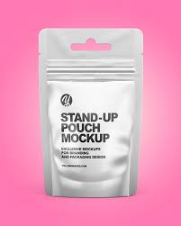 Download Metallic Stand Up Pouch Mockup In Pouch Mockups On Yellow Images Object Mockups PSD Mockup Templates