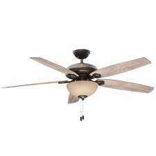 Hunter Valerian 60 In Indoor Brittany Bronze Ceiling Fan With Light 54062 The Home Depot Bronze Ceiling Fan Ceiling Fan Ceiling Fan With Light