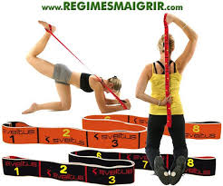 Elástico pilates 500 elastiband light baixa resistência. Elastiband Utiliser Un Elastique De Fitness Pour Tonifier Le Corps