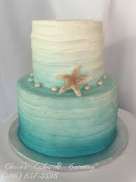 Beach Theme Wedding Cake Fondant Sea Star Pearls Spray Hombre 14th Birthday Cakes Beach Themed Cakes Beach Cakes