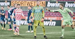 Uhlsport ist eine marke, die sich mit dem rewe logo auf der brust.smartbreathmesh: Getragenes Fastelovend Trikot Von 1 Fc Koln Torwart Timo Horn
