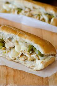 Drizzle with the melted butter and sprinkle the garlic salt and black pepper over all. Crock Pot Chicken Cheesesteak Sandwiches Life In The Lofthouse