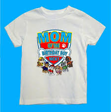Paw Patrol T Shirt Design For Birthday Boy Pin On Landon S 3rd Birthday