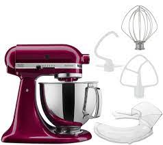The tilt head makes adding ingredients easier. Kitchenaid Artisan 5 Qt Tilt Head Mixer Qvc Com Kitchen Aid Kitchenaid Artisan Kitchen Technology