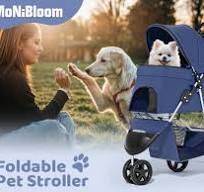 Amazon.com: MoNiBloom Foldable Pet Stroller with Weather ...