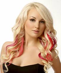 Light red hair with golden blonde highlights. Long Wavy Light Blonde Hairstyle With Side Swept Bangs And Light Red Highlights