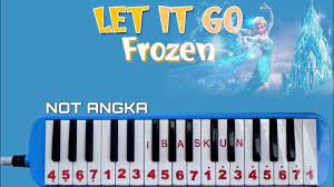 C 108 here g i stand d in the light e‹ of day. Not Pianika Let It Go Frozen Youtube