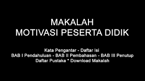 Buku online tentang prestasi belajar pdf. Makalah Motivasi Peserta Didik Doc Pdf Download Contoh Makalah Lengkap