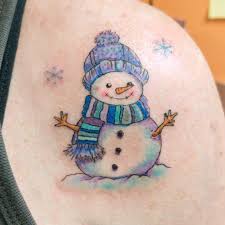 snowman tatto