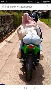 80 prank gold digger gokil nih cewe matre nya. Cewek Berhijab Seksi Bonceng Kawasaki Ninja Ini Jadi Viral Plus Kena Edit Blogger Satuaspal Com