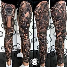 Best Black And Grey Tattoo Artists In Michigan Chicano Leg Sleeve In 2020 Leg Tattoo Men Leg Sleeve Tattoo Leg Tattoos