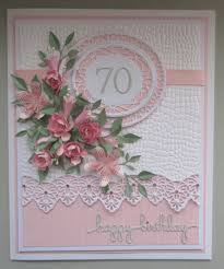 Shop target for birthday banners, decorating kits, cards and more at great prices. Card Made For A Special Friend S 70th Birthday I Ve Used Two Of Sue Wilson S Dies Frames T 70th Birthday Card Special Birthday Cards 90th Birthday Cards