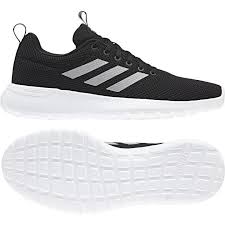 Synthetisches nubukleder und mesh für komfort und atmungsaktivität. Adidas Herren Sportschuhe Sneaker Lite Racer Cln Schwarz Sport Sachs