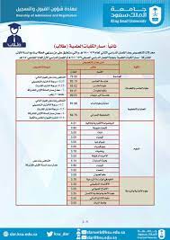شروط القبول في اللائحة الموحدة للدراسات العليا أن يكون المتقدم سعودي أو على منحة رسمية للدراسات العليا إذا كان من غير السعوديين. Ø¹Ù…Ø§Ø¯Ø© Ø§Ù„Ù‚Ø¨ÙˆÙ„ ÙˆØ§Ù„ØªØ³Ø¬ÙŠÙ„ On Twitter Ù†ØªØ§Ø¦Ø¬ ØªØ®ØµÙŠØµ Ø·Ù„Ø§Ø¨ ÙˆØ·Ø§Ù„Ø¨Ø§Øª Ø§Ù„Ø³Ù†Ø© Ø§Ù„Ø£ÙˆÙ„Ù‰ Ø§Ù„Ù…Ø´ØªØ±ÙƒØ© Ù„Ù„ÙØµÙ„ Ø§Ù„Ø¯Ø±Ø§Ø³ÙŠ Ø§Ù„Ø«Ø§Ù†ÙŠ Ù„Ù„Ø¹Ø§Ù… Ù¡Ù¤Ù¤Ù  Ù¡Ù¤Ù£Ù©