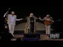 Peter Paul And Mary Where Have All The Flowers Gone Peter Paul And Mary Blowin In The Wind 25th Anniversary Concert Blowin In The Wind Concert Folk Music