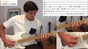 I Crash U Crash Lil Peep Guitar Tutorial In 1 Minute Youtube