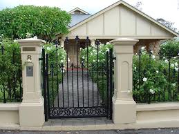 Pin By Monique Linde On Gates Fence Design Brick Fence Security Fence