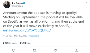 · joe rogan podcast, jre #903 rhonda patrick, joe rogan exercise, joe rogan motivational video, joe rogan inspiring video, joe rogan videos, joe rogan we follow the level of customer interest on best of joe rogan youtube for updates. Signpost Joe Rogan Show Will Move To Spotify And Leave Youtube Swfi