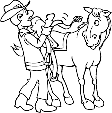 What you have to do is to just select the preferable color and color your drawing. Cowboy Coloring Pages 3 Purple Kitty
