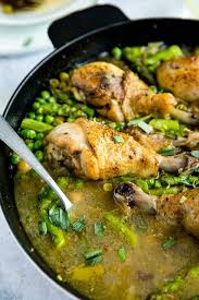 Thawed chicken drumsticks should bake at an oven setting of 400 degrees fahrenheit for 35 to 40 minutes, and frozen drumsticks should bake at 375 degrees fahrenheit for 55 to 60 minutes. Oven Baked Chicken Drumsticks With Asparagus Jernej Kitchen