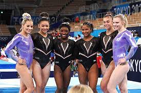 Annually, gymnastics usa hosts a recreational event designed so our athletes can showcase to their family and friends the skills they have acquired and remember when the olympics are over, classes still remain the same. Simone Biles American Gymnastics Team First 2021 Olympic Leotards Hollywood Life Bermuda News