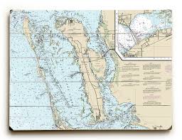 Fl Pine Island Fl Nautical Chart Sign