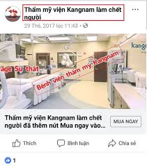 Giám đốc chuyên môn kỹ thuật tại bvtm kangnam. Tháº©m Má»¹ Viá»‡n Kangnam Lam Cháº¿t NgÆ°á»i Sá»± Tháº­t Hay Chá»‰ La Tro ChÆ¡i Báº©n