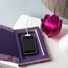 Pin By Becca On Craft Time Diy Book Clever Diy Phone Charging Station