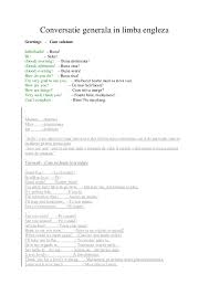 Contextual translation of tu ce mai faci draga mea into english. Pdf Conversatie Generala In Limba Engleza Geoarsa Ionel Academia Edu