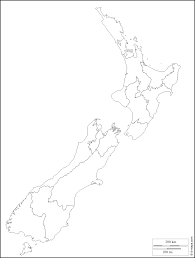 New Zealand Free Map Free Blank Map Free Outline Map Free Base Map Coasts Regions White Map Of New Zealand Printable Maps Map