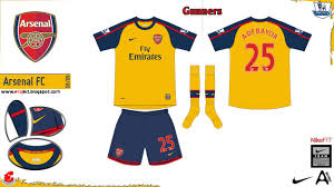 Arsenal Kit 2008 2009 Away 1