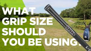 If you follow through the chart you can quickly determine what colour would best suit you. How To Choose The Correct Size Grip For Better Golf Youtube