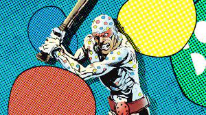 He is usually seen in his supersuit, a white leather suit covered in polka dots with a matching mask and brown goggles, he also wore brown boots and gauntlets which acted as a trigger for allowing his polka dots to shoot. The Suicide Squad Polka Dot Man S Backstory Explained