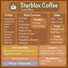 When a player enters a caffeine overdose whilst drinking coffee, espresso, or cappuccino, they lose 15% energy through status effect instead of 12%.; Bloxburg Drinks Menu