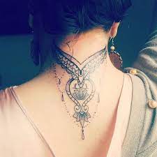 Usually, small tattoos are famous as the back of neck tattoos for females.girls love to have a gorgeous tattoo in this area. 55 Attractive Back Of Neck Tattoo Designs For Creative Juice