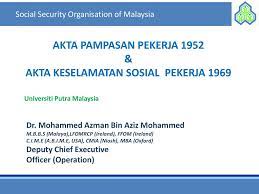 Bekerja sendiri (tidak termasuk pemandu teksi individu dan individu yang menyediakan perkhidmatan yang serupa Akta Keselamatan Sosial Pekerja Ppt Download