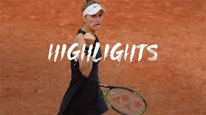 French open), beginning with the first round in paris, france, sunday, may 30, at noon et exclusively on peacock and monday, may 31 at 11 a.m. Roland Garros 2021 Polona Hercog Marketa Vondrousova Video Summary Of The Match Third Round Tennis Video Archysport