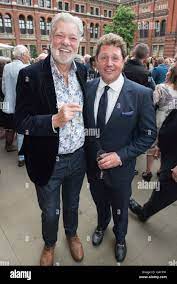 Matthew Kelly and Michael Ball attend the Olivier Award Nominees/Winners  party at the V&A Museum in London Stock Photo - Alamy