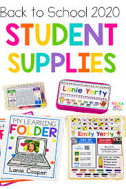 Individual Student Supplies Distance Learning Learning Tools Home Learning
