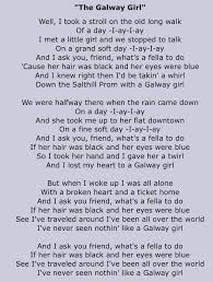 Galloway Girl Lyrics 3 3 3 Celtic Thunder Version Of This Song Galway Girl Lyrics Irish Song Lyrics Irish Songs