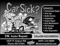 wednesday august 8 2018 ad dk auto repair capital journal capital journal business directory coupons restaurants entertainment and hotels in pierre sd 57501