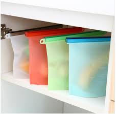 1000ml Reusable Silicone Bags Vacuum Food Fresh Bags Wraps Fridge Food Storage Container Refrigerat Food Storage Bags Food Storage Bulk Food Storage Containers