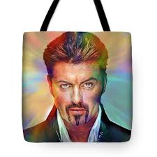 George Michael Tote Bag by Mal Bray