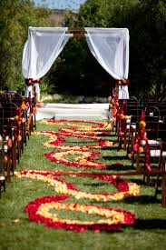Bold Red Gold And Ivory Sri Lankan Wedding At The Church Estate In Malibu Inspired By This Red Gold Wedding Gold Wedding Flowers Red Wedding
