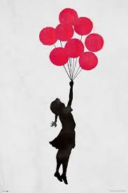 Banksy - Floating Girl Poster | Sold at Europosters