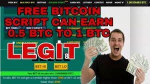 Give us 5 minutes of your time, and we'll send you $10 worth of bitcoin. Free Bitcoin Script Wins 0 5 Btc Or 1 Btc In Every Week Youtube
