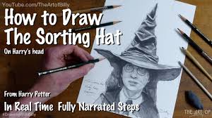 How To Draw The Sorting Hat S Portrait For Beginners On Top Of Harry Potter S Head Youtube This sorting hat test includes all of the questions from pottermore's test, so it is very accurate! how to draw the sorting hat s portrait for beginners on top of harry potter s head